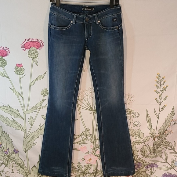 SERFONTAINE JEANS 26 boot low Stretch Designer j - Picture 1 of 8